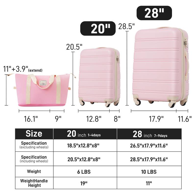 Travel Light Spinner Set