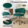 Emerald Velvet Swivel Desk Chair