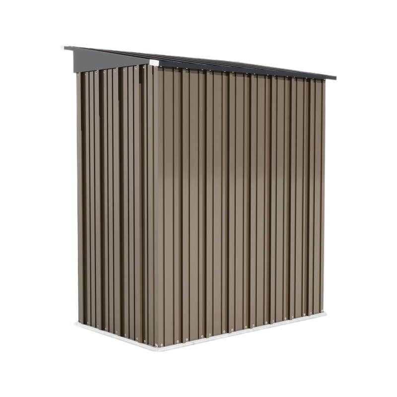 Cozy Corner Metal Shed for Your Garden