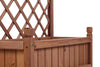 Garden Oasis Duo: Raised Planter with Climbing Trellis