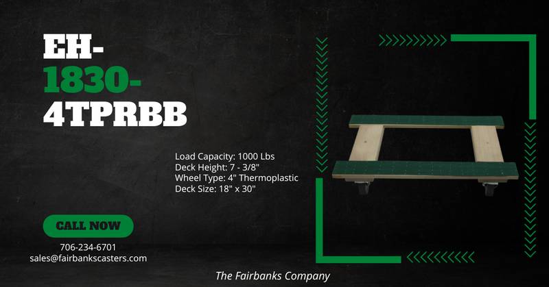 Harwood Rubber Mash Top Dolly