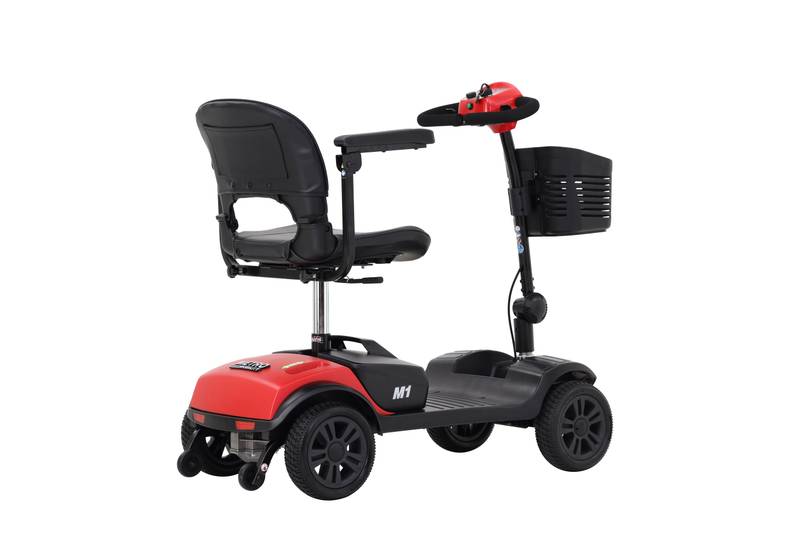 Sleek Red Mobility Scooter