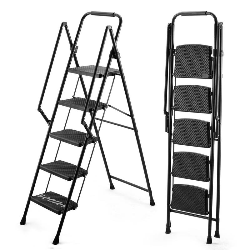 Safe & Sturdy Folding Step Stool