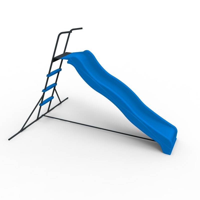 Blue Indoor Kids' Slide Adventure