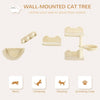 Cozy Cat Wall Set: Shelves, Perches & Hammock