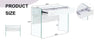 Eco-Friendly Minimalist Dresser & Desk with Double Drawers