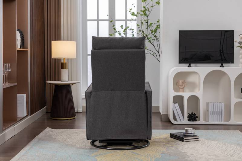 Cozy Glider Rocker Chair - Dark Gray
