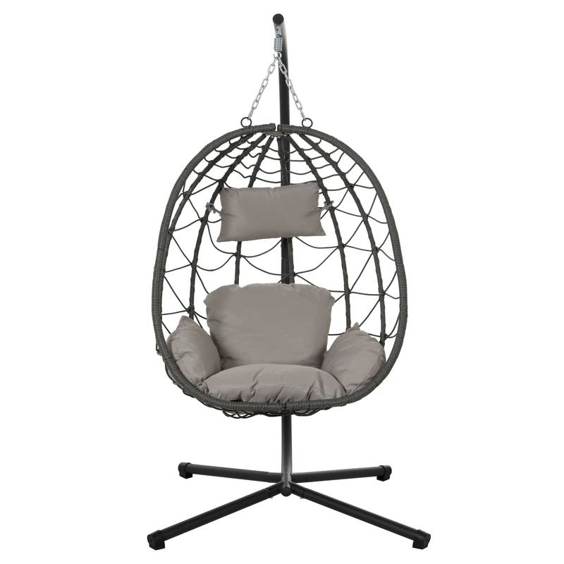 Cozy Egg Swing Chair with Stand