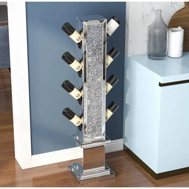 Glamour Glass Diamond Wine Holder