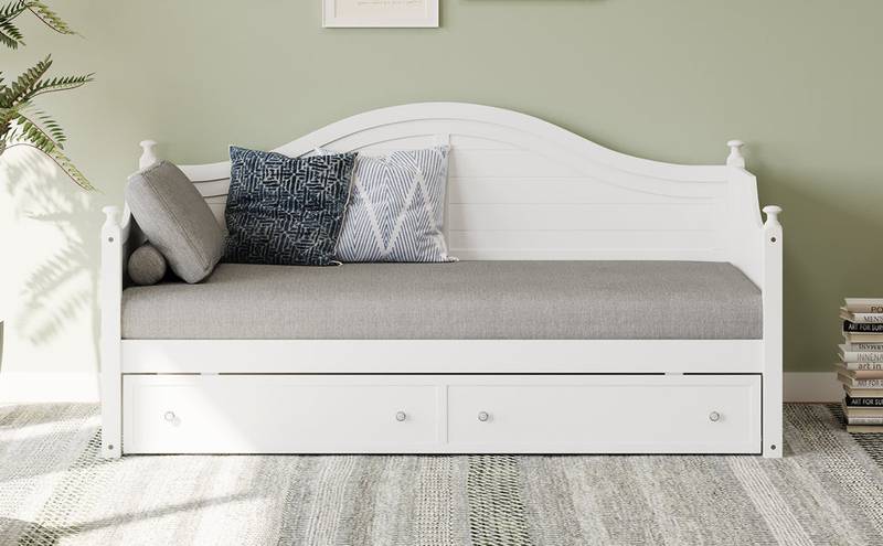 Cozy Twin Daybed with Storage Drawers