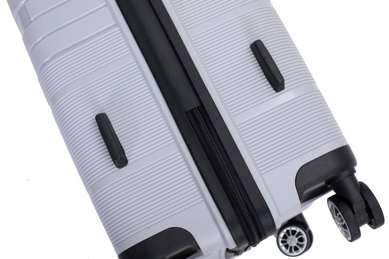 Silver Spin & Secure Luggage Set