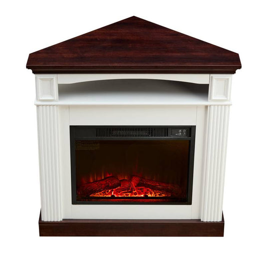 Cozy Corner Electric Fireplace with Remote Control