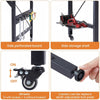 Versatile Rolling Workbench with Pegboard and Outlets