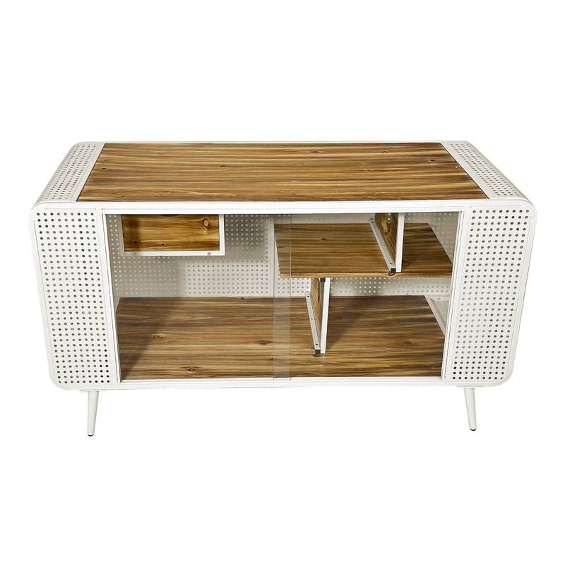 Chic Cat Haven with Glass Viewing Window