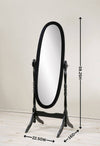 Elegant Cherry Cheval Mirror