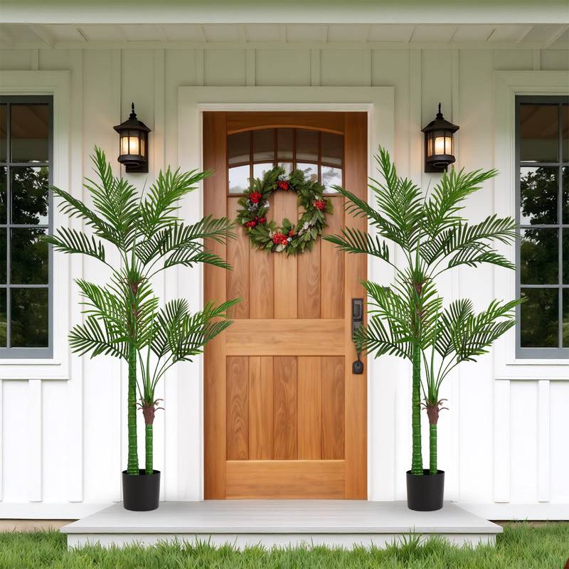 Elegant Faux Sunflower Leaf Plant – Perfect for Home Decor
