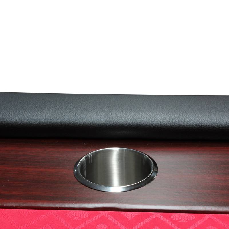 Ultimate Foldable Poker Table with Racetrack Design