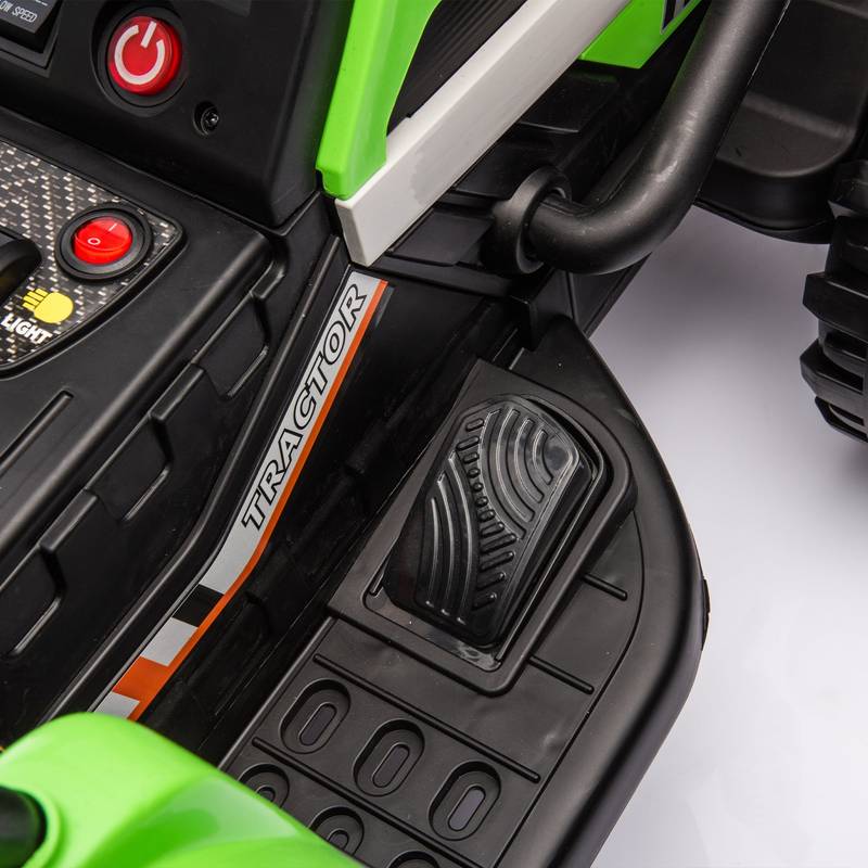 Electric Adventure Tractor with Trailer for Kids