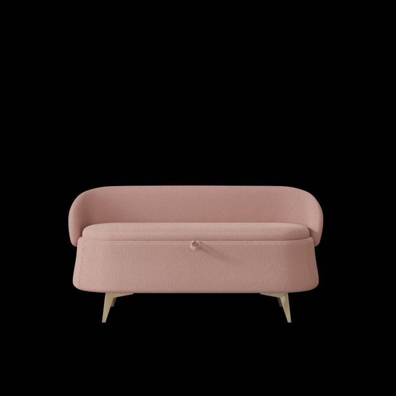 Dreamy Teddy Long Storage Sofa Stool