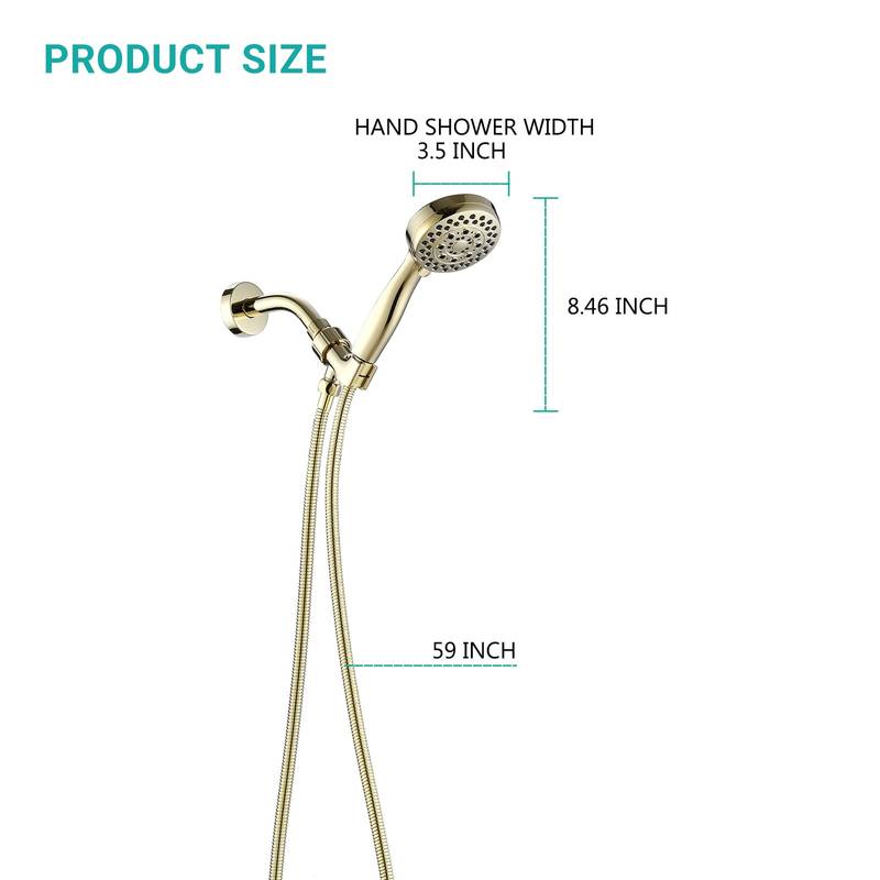 Shower Bliss: Versatile High-Pressure Handheld Shower Head
