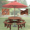 Spacious Wooden Picnic Table for Outdoor Fun