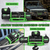 PowerPull Electric Winch with Synthetic Rope and Remote Control