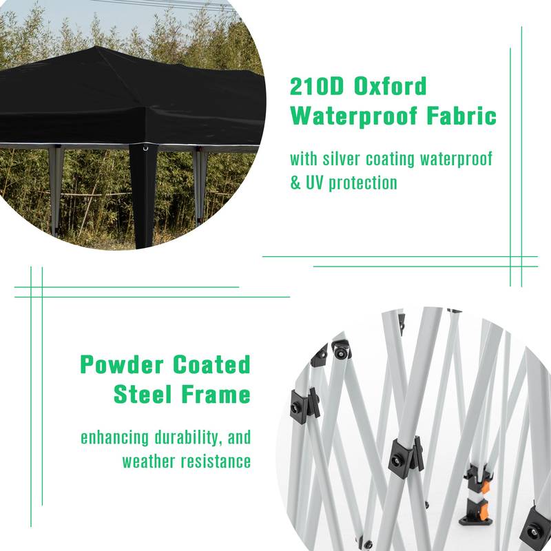 Ultimate Pop-Up Canopy Tent with Sidewalls - Perfect for Parties and Events!