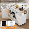 Savvy Chef's Rolling Kitchen Island