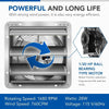 Silver High-Speed Shutter Fans - Twin Pack