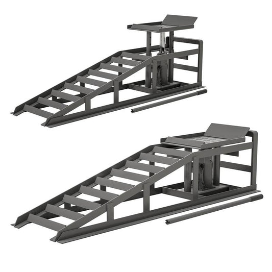Heavy-Duty Hydraulic Car Ramps - Perfect for Easy Lifting!
