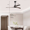 Chic Ceiling Fan with Remote & Light - Perfect for Any Space!