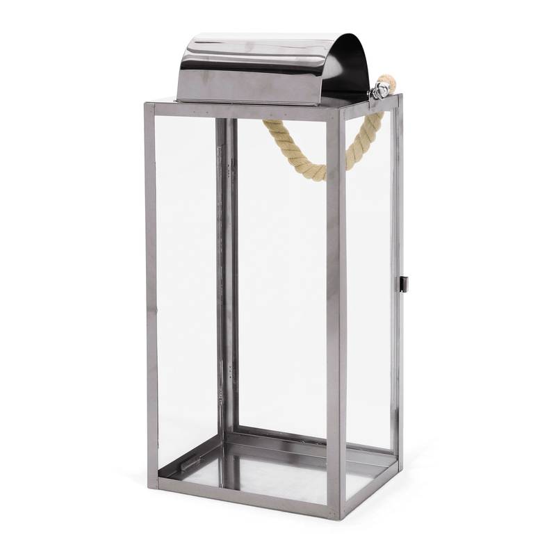 Shimmering Steel Lantern