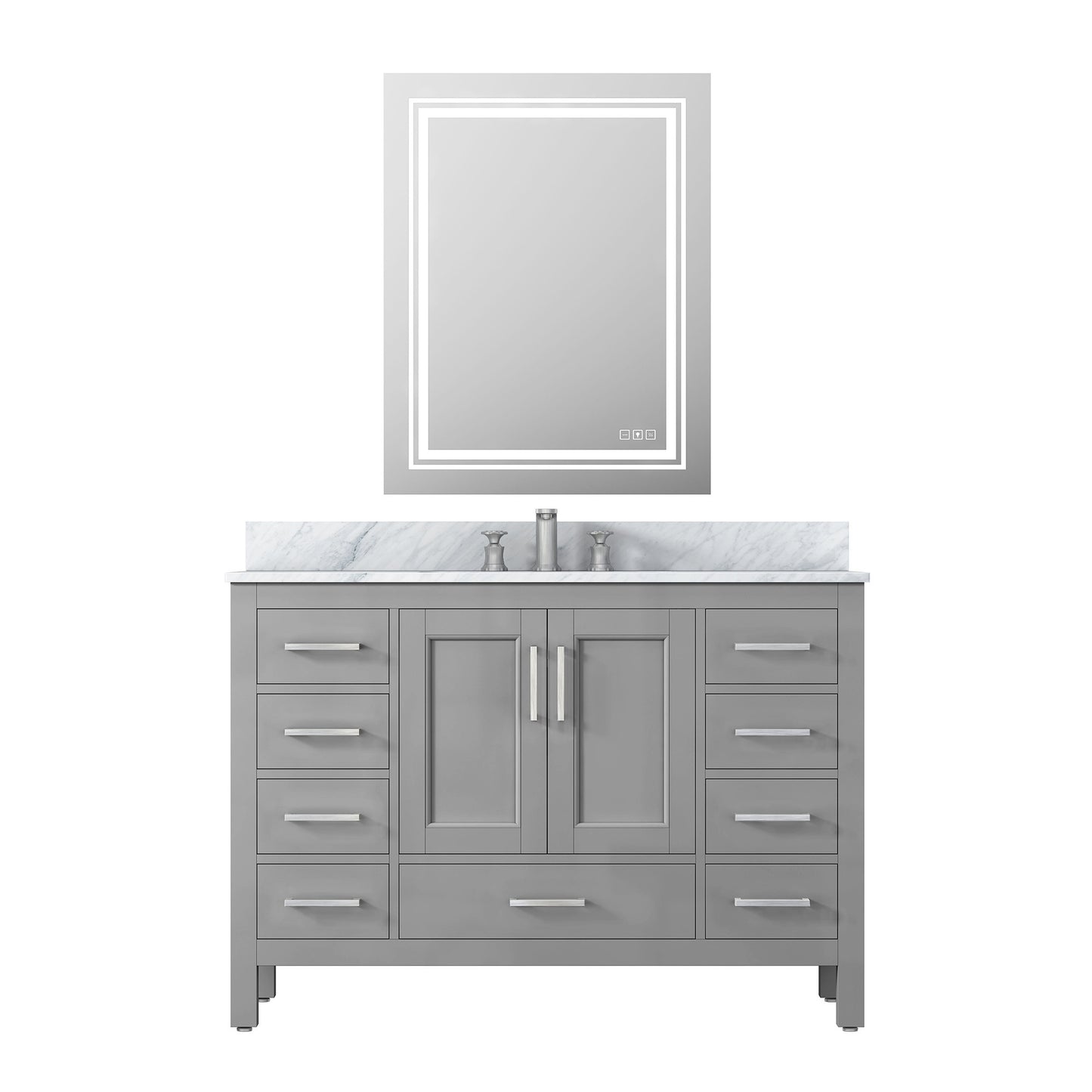 Gray Marble Vanity Set