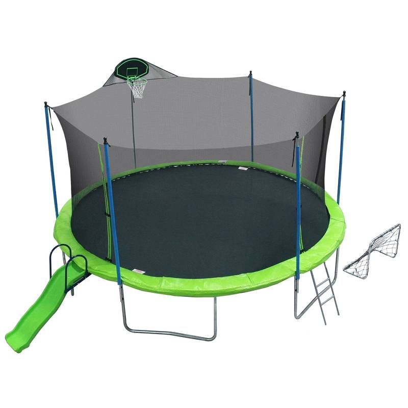 Jump & Slide Trampoline Fun!