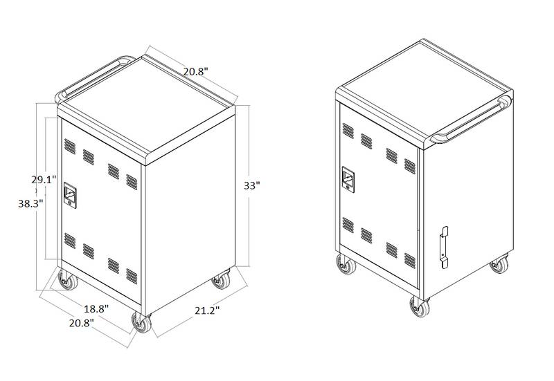 Charge & Go Tablet & Laptop Cart