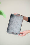 Chic Gray Nesting Trays Set