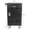 Smart Charge Cart for Tablets and Laptops with Lockable Storage