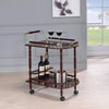 Chic Merlot Serving Cart