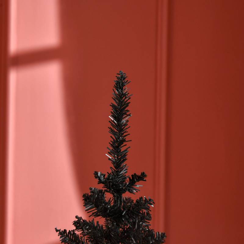 Slim & Stylish Black Pencil Christmas Tree