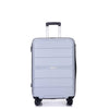 “Silver Spinner Suitcase Trio with TSA Lock”