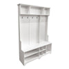 Chic Hallway Organizer with Bench & Coat Rack