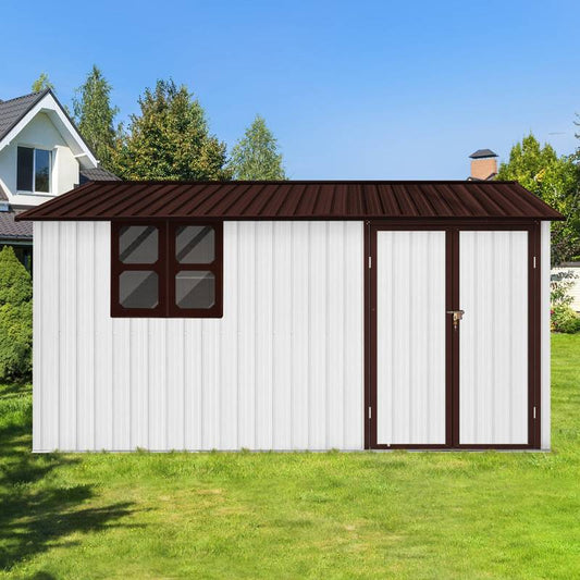 Stylish Outdoor Storage Shed with Window