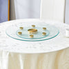 Gold Touch Rotating Glass Tray