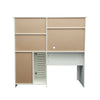Charming White Home Office Desk with Hutch