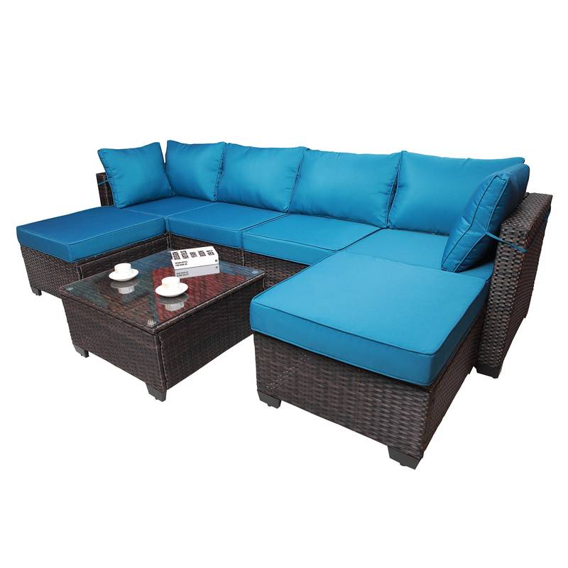 Cozy Rattan Patio Lounge Set