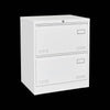 Secure Sleek Filing Cabinet - Stylish 2-Drawer Organizer
