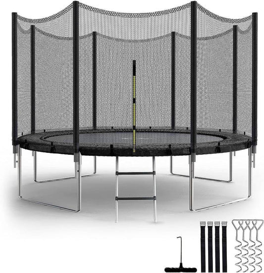 JumpSafe Deluxe Trampoline for Family Fun