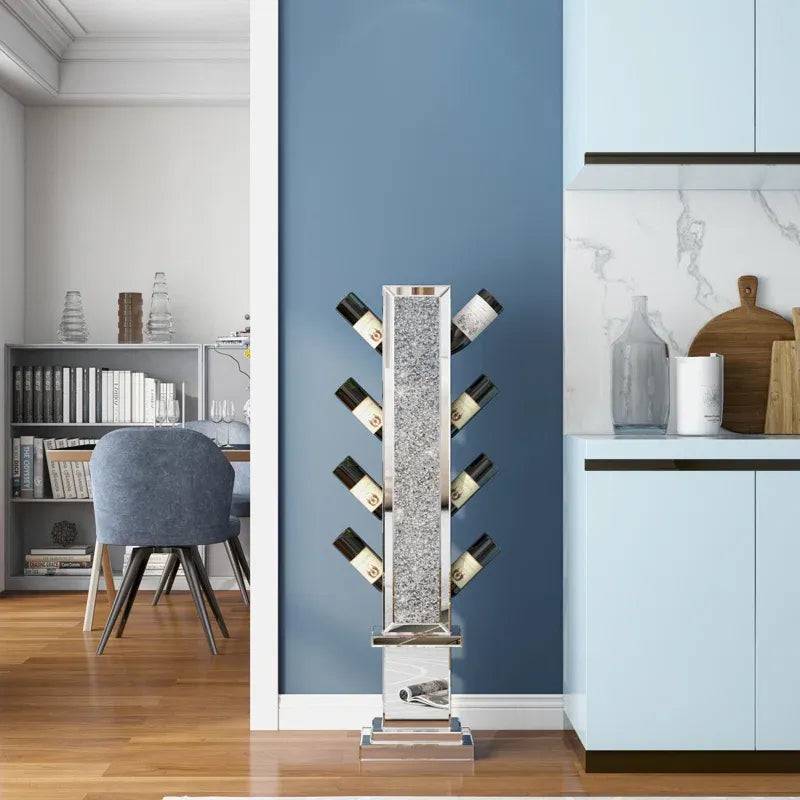 Glamour Glass Diamond Wine Holder