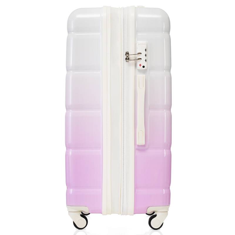 TravelBuddy Pro: Stylish Carry-On Luggage Set with USB Port & Cup Holder