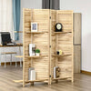 Cozy Divider – Stylish Wood Privacy Screen with Shelves